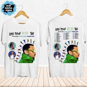 Chris Brown 1111 Tour 2024 RnB 2 Sided Fan T-Shirt